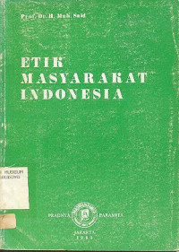 ETIK MASYARAKAT INDONESIA