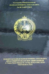 Katalog Induk Daerah Daerah Istimewa Yogyakarta No. 50 Tahun 2019