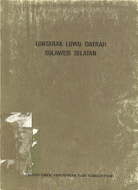 LONTARAK LUWU DAERAH SULAWESI SELATAN