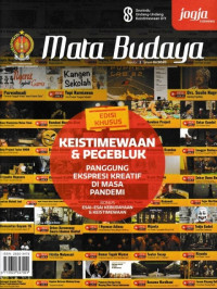 MATA BUDAYA NO.2 TAHUN IV/2020 : EDISI KHUSUS KEISTIMEWAAN & PAGEBLUK ; PANGGUNG EKSPRESI KREATIF DI MASA PANDEMI