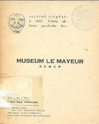 SEJARAH SINGKAT MUSEUM LE MAYEUR