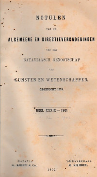 NOTULEN VAN ALGEMEENE EN DIRECTIEVERGADERINGEN (A.9/1902)