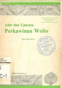 ADAT DAN UPACARA PERKAWINAN WOLIO