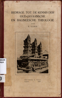 BIJDRAGE TOT DE KENNIS DER OUD-JAVAANSCHE EN BALINEESCHE THEOLOGIE (2473)