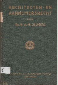 ARCHITECTEN EN AANNEMERSRECHT