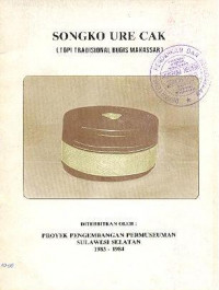 Songko Ure Cak (Topi Tradisional Bugis Makassar)