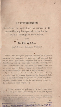 AANTEEKENINGEN