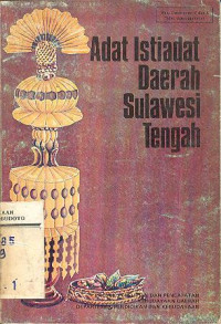 ADAT ISTIADAT DAERAH SULAWESI TENGAH