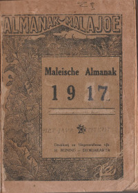 ALMANAK MALAJOE (MALEISCHE ALAMANAK)