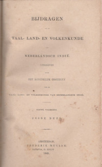 BIJDRAGEN TOT DE TAAL, LAND, EN VOLKENKUNDE VAN NEDERLANDSCH-INDIEDERDE VOLGREEKS, TIENDE DEEL