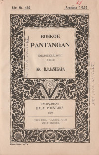 BOEKOE PANTANGAN