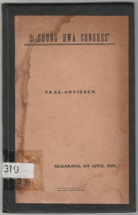 2E CHUNG HWA CONGRES, SEMARANG 8-9 APRIL 1928