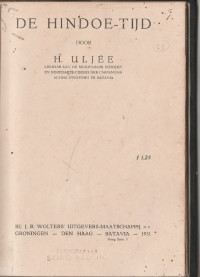 UIT DE INDISCHE GESCHIEDENIS : DE HINDOE-TIJD