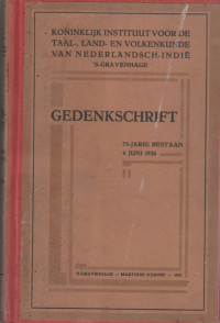 GEDENKSCHRIFT UITGEGEVEN TER GELEGENHEID VAN HET 75-JARIG BESTAAN OP 4 JUNI 1926