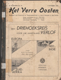 HET VERRE OOSTEN 2e JAARGANG NO.27, 1 OCTOBER 1938 - 25 MAART 1939