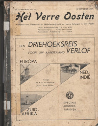 HET VERRE OOSTEN 2e JAARGANG NO.27, 2 OCTOBER 1937 - 26 MAART 1938