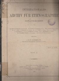 INTERNATIONALES ARCHIV FUR ETHNOGRAPHIE BAND II