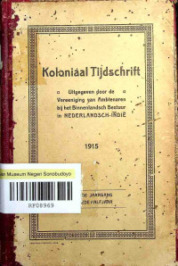 KOLONIAAL TIJDSCHRIFT (B.8/1915)