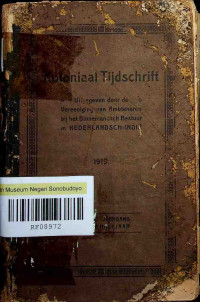 KOLONIAAL TIJDSCHRIFT (B.8/1919)