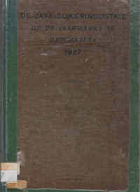 DE JAVA-SUIKERINDUSTRIE OP DE JAARMARKT TE DJOKJAKARTA 1927 (47)