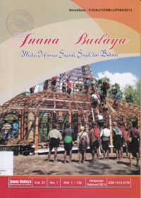 JNANA BUDAYA MEDIA INFORMASI SEJARAH, SOSIAL, DAN BUDAYA VOL.21 NO.1 FEBRUARI 2016
