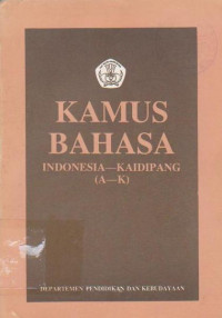 Kamus Bahasa Indonesia-Kaidipang