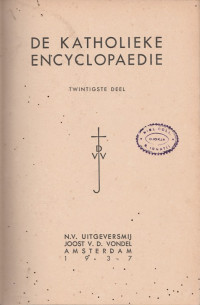 DE KATHOLIEKE ENCYCLOPAEDIE 20