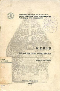 KERIS SEJARAH DAN FUNGSINYA