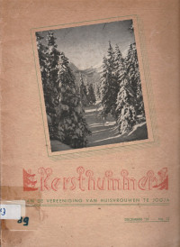 KERSTNUMMER VAN DE VEREENIGING VAN HUISVROUWEN TE JOGJA DECEMBER '39 - NO. 12 (89)