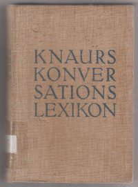 KNAURS KONVERSATIONS LEXIKON A-Z (RP II/5)
