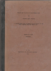 KRATON AND COSMOS IN TRADITIONAL JAVA