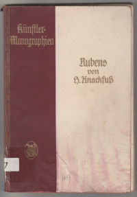 KUNFTLER MONOGRAPHIEN : RUBENS (Rusak)