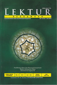 LEKTUR KEAGAMAAN VOL. 14, NO. 1, JUNI 2016