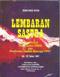 Lembaran Sastra