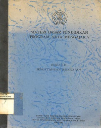 MATERI DASAR PENDIDIKAN PROGRAM AKTA MENGAJAR V