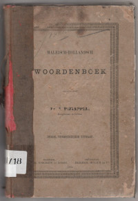 MALEISCH-HOLLANDSCH WOORDENBOEK (RP I/48)