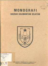 MONOGRAFI DAERAH KALIMANTAN SELATAN