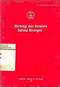 MORFOLOGI DAN SINTAKSIS BAHASA BINONGKO