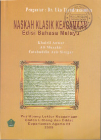 NASKAH KLASIK KEAGAMAAN EDISI BAHASA MELAYU