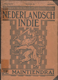 NEDERLANDSCH-INDIE 1 SEPTEMBER 1932 - 1 AGUSTUS 1933