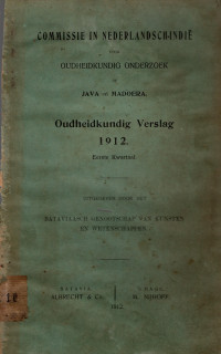 OUDHEIDKUNDIG VERSLAG 1912 EERSTE KWARTAAL (A.10/1912)