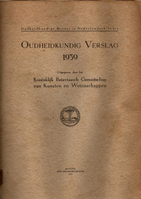 OUDHEIDKUNDIG VERSLAG 1939 (A.10/1939)