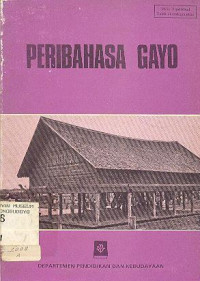 PERIBAHASA GAYO