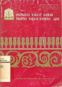 PERMAINAN RAKYAT DAERAH PROPINSI DAERAH ISTIMEWA ACEH