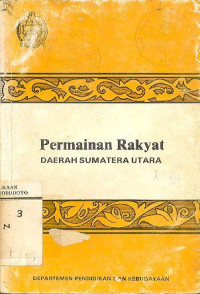 PERMAINAN RAKYAT DAERAH SUMATERA UTARA