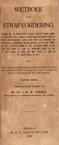 WETBOEK VAN STRAFVORDERING (4076)