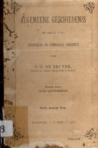 ALGEMEENE GESCHIEDENIS TEN GEBRUIKE BIJ HET MIDDELBAAR EN GYMNASIAAL ONDERWIJS (5078)