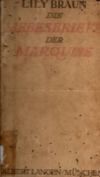 DIE LIEBESBRIEFE DER MARQUISE (5430)