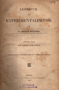 LEHRBUCH DER EXPERIMENTALPHYSIK (923)