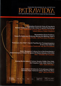 PATRAWIDYA VOL.22 NO.1 HAL.1-124 APRIL 2021